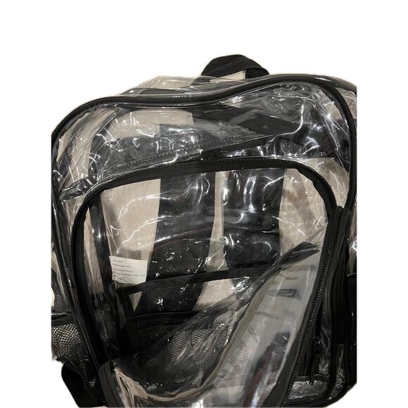 Clear See-Through School Backpack - Picture 4 of 5
